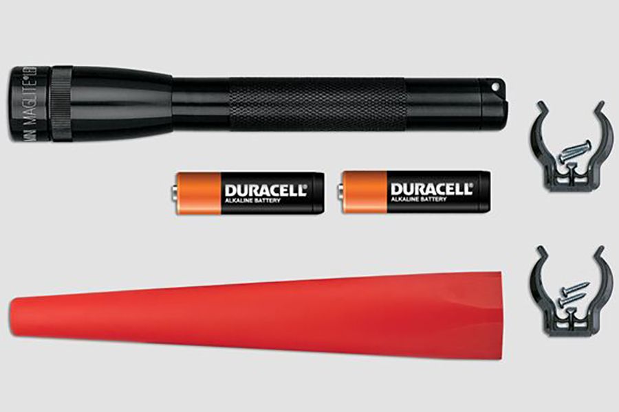 mini maglite led flashlight safety pack