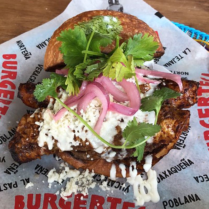 La Enchilada Burger, AT&T Center, San Antonio