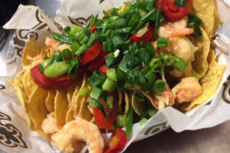 Seafood Nachos, Mercedes-Benz Superdome, New Orleans