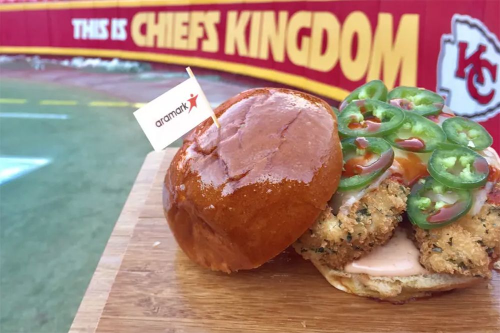 Diablo Chicken Sandwich, Arrowhead Stadium, Kansas City, Missouri