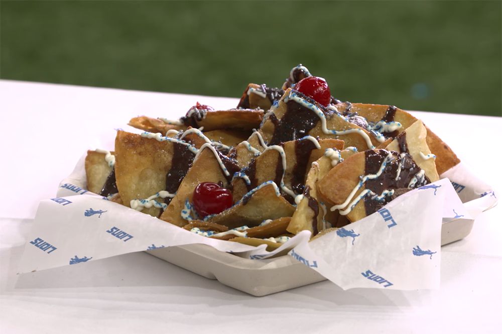Dessert Nachos, Ford Field, Detroit