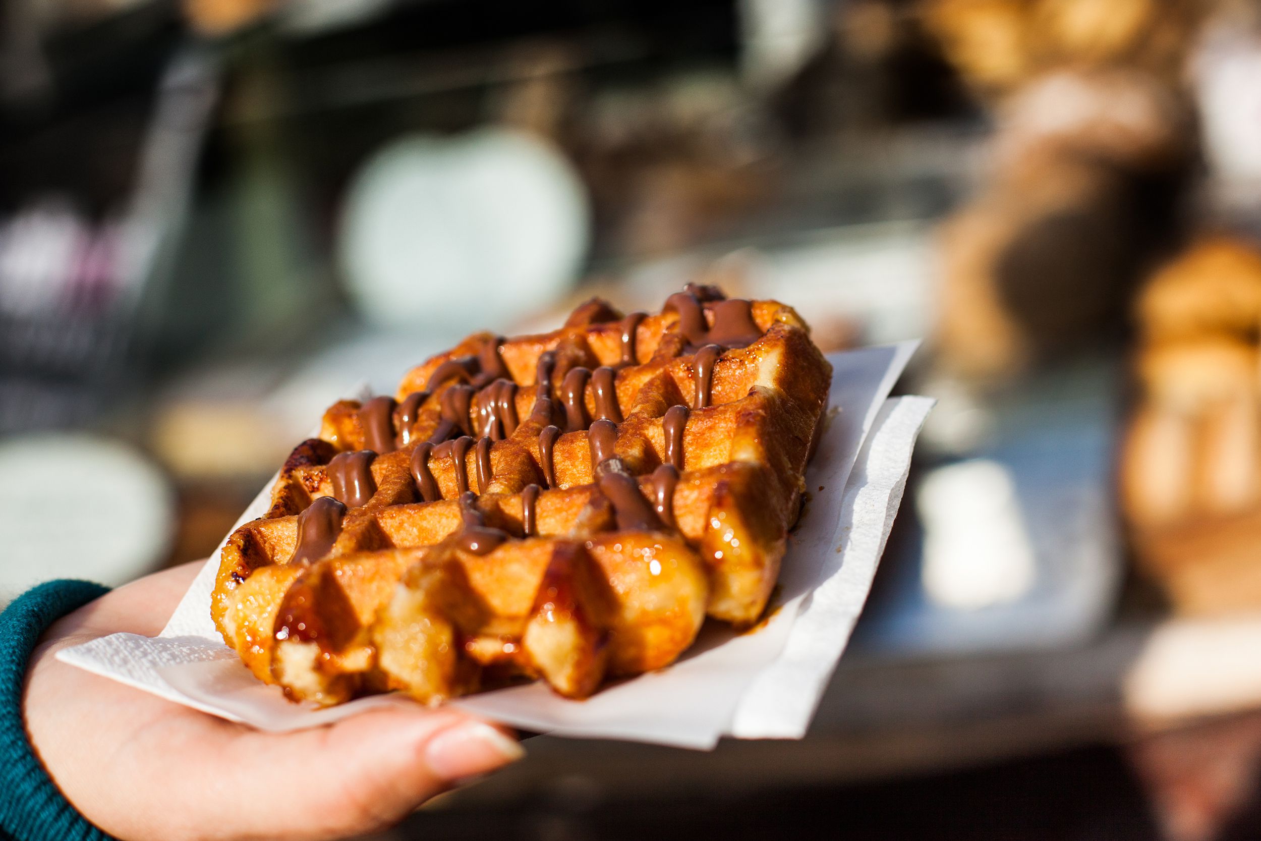 belgian street waffle