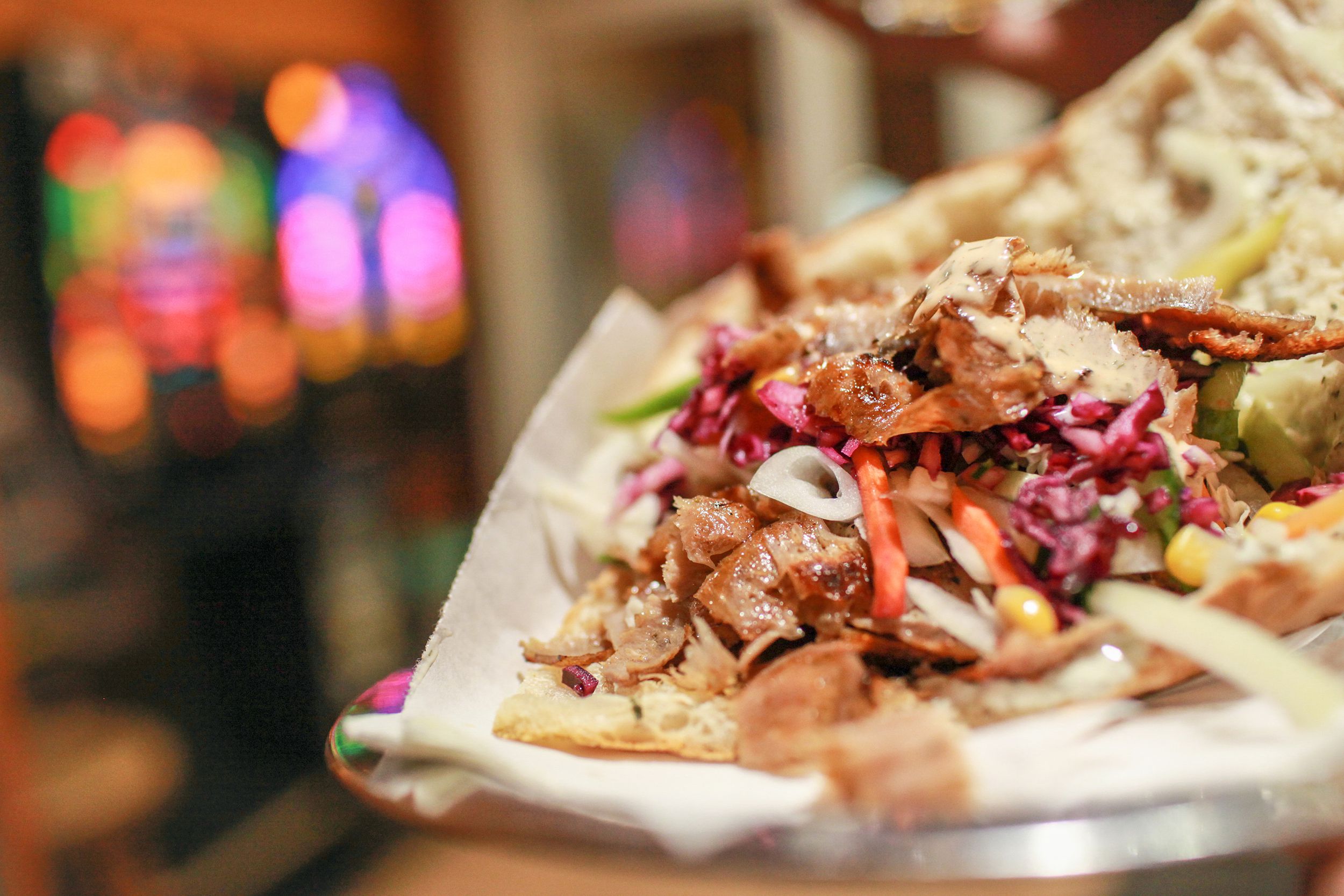 shawarma outdoors
