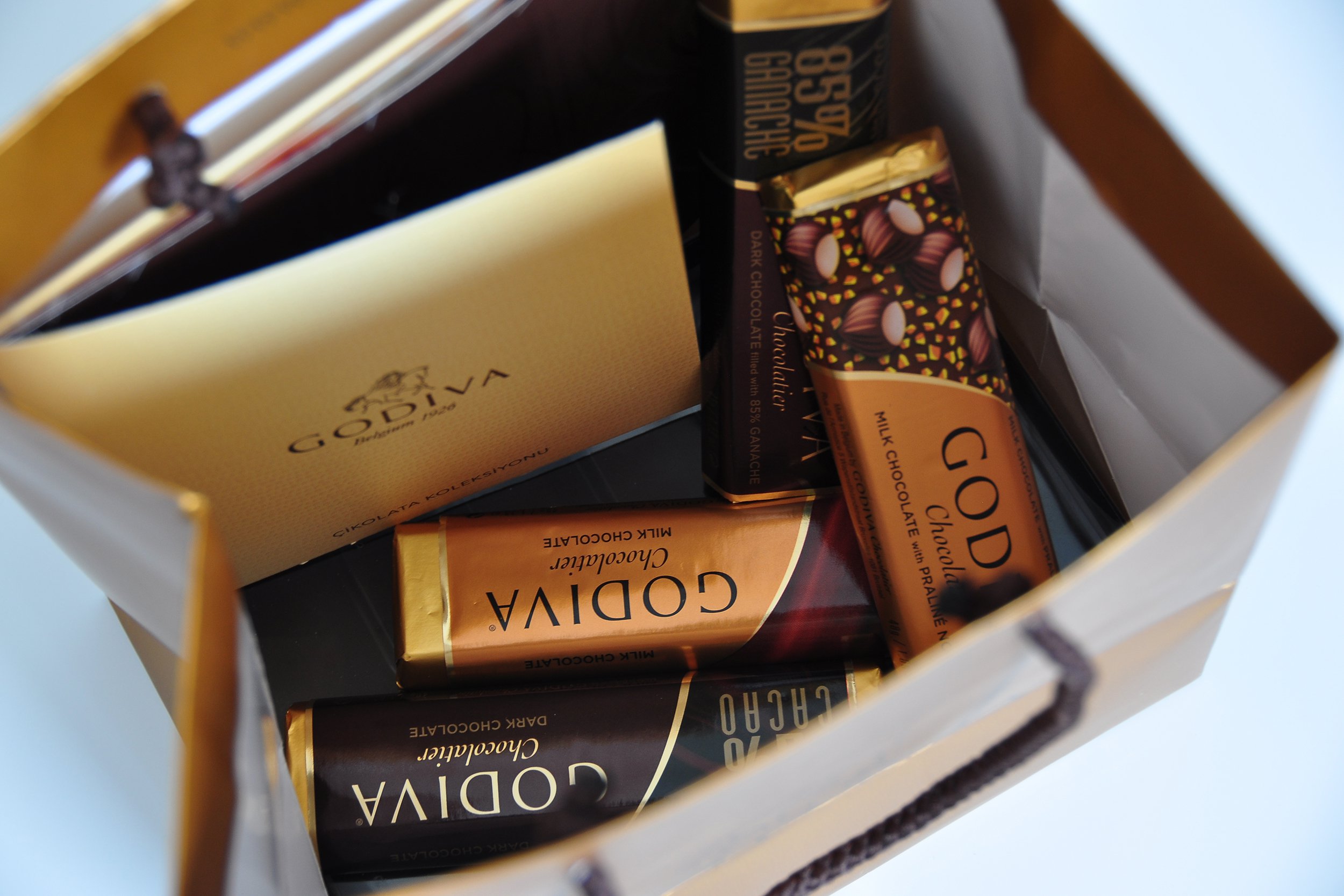 Godiva chocolate bars