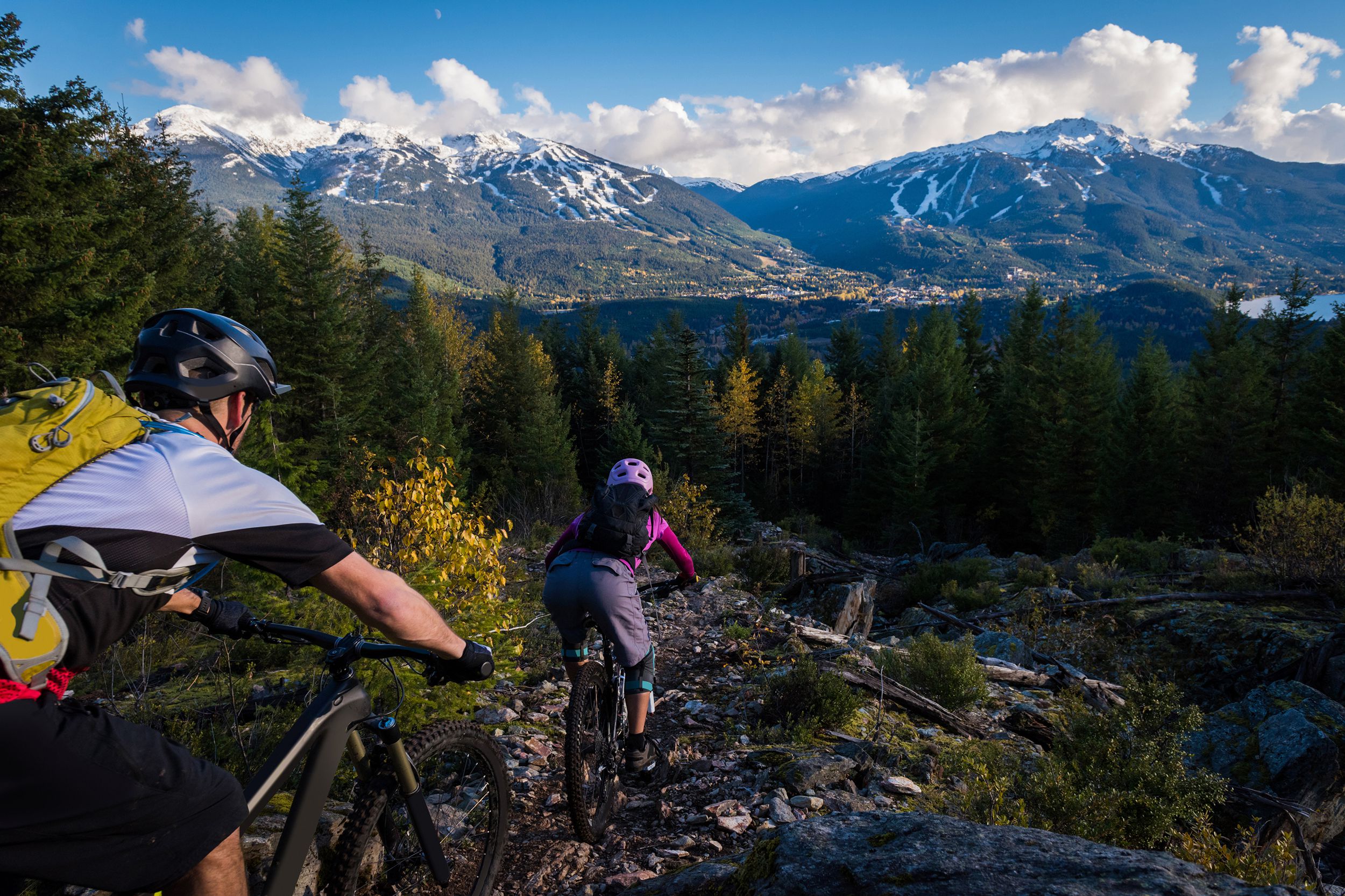 cross country mountain biking in Whistler, British Columbia