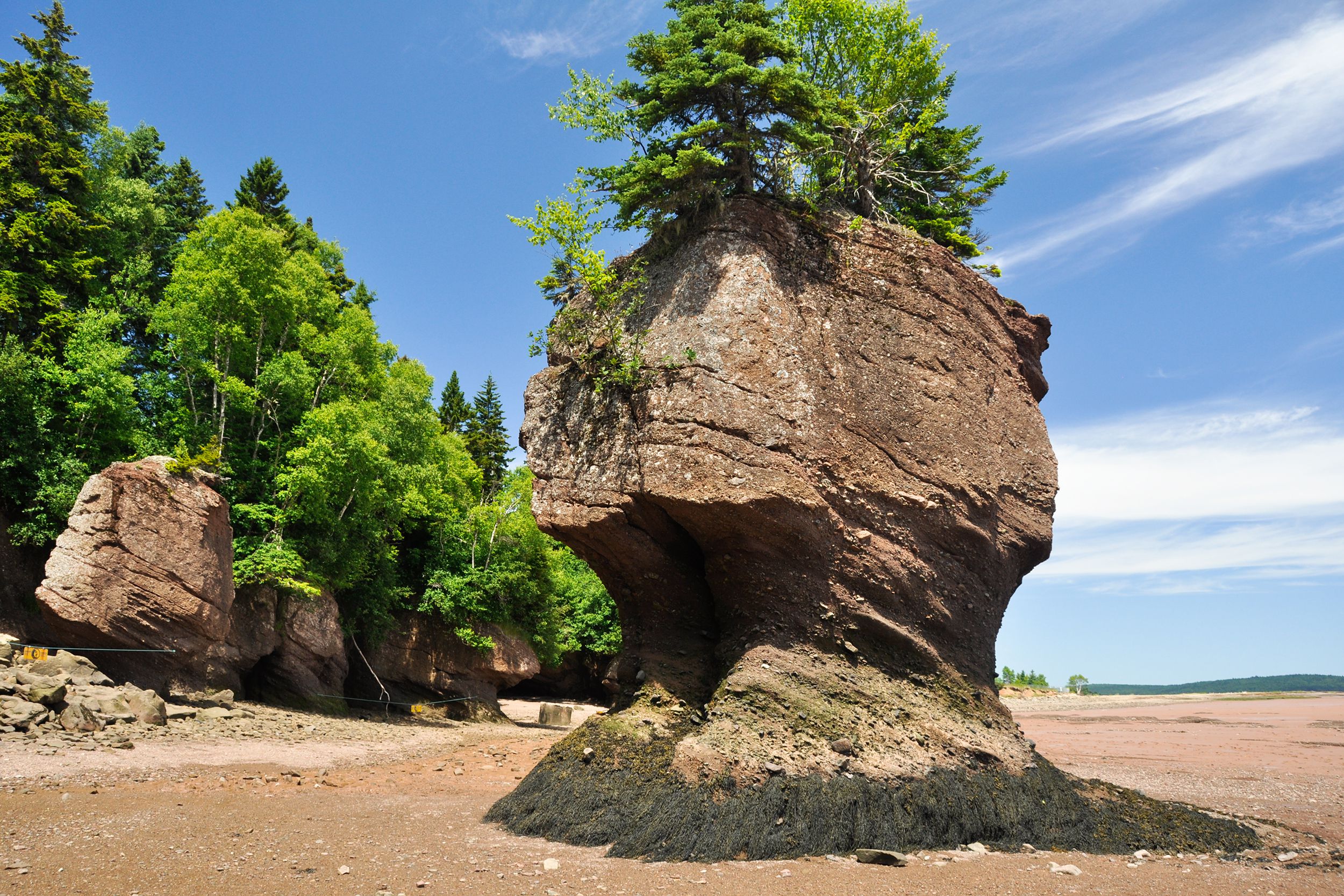 Hopewell Rocks at low tide, Fundy National Park, New Brunswick
