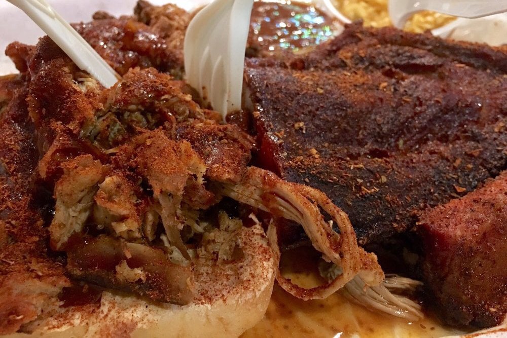 Ribs and Pork Shoulder, Charlie Vergos' Rendezvous in Memphis