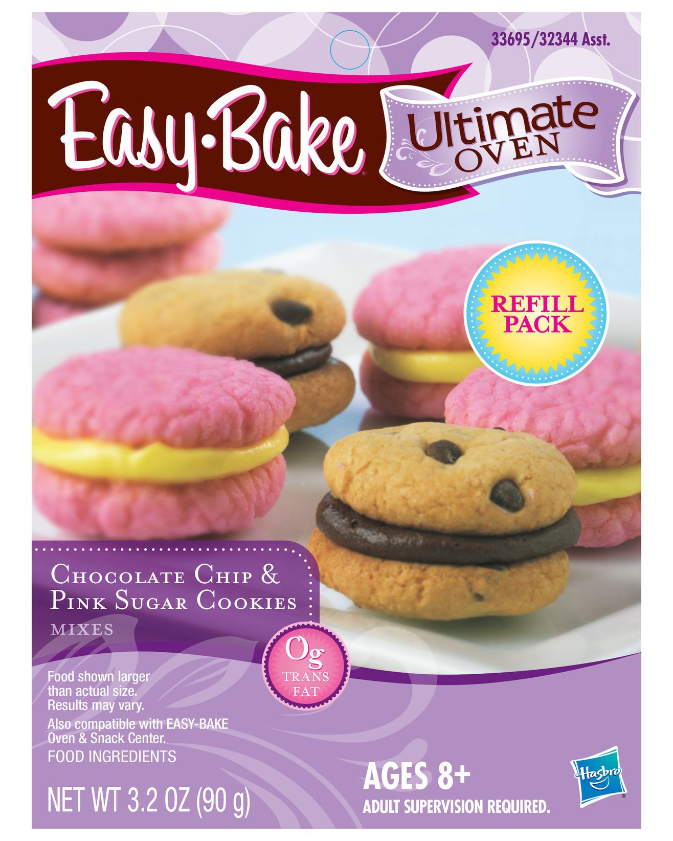 Easy-Bake Ultimate Oven Chocolate Chip and Pink Sugar Cookies Refill Pack