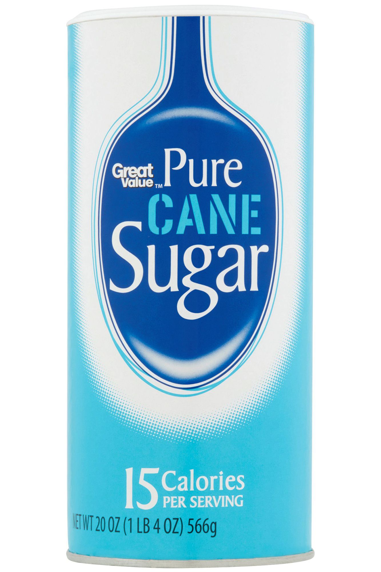 Great Value Pure Cane Sugar, 20 oz.