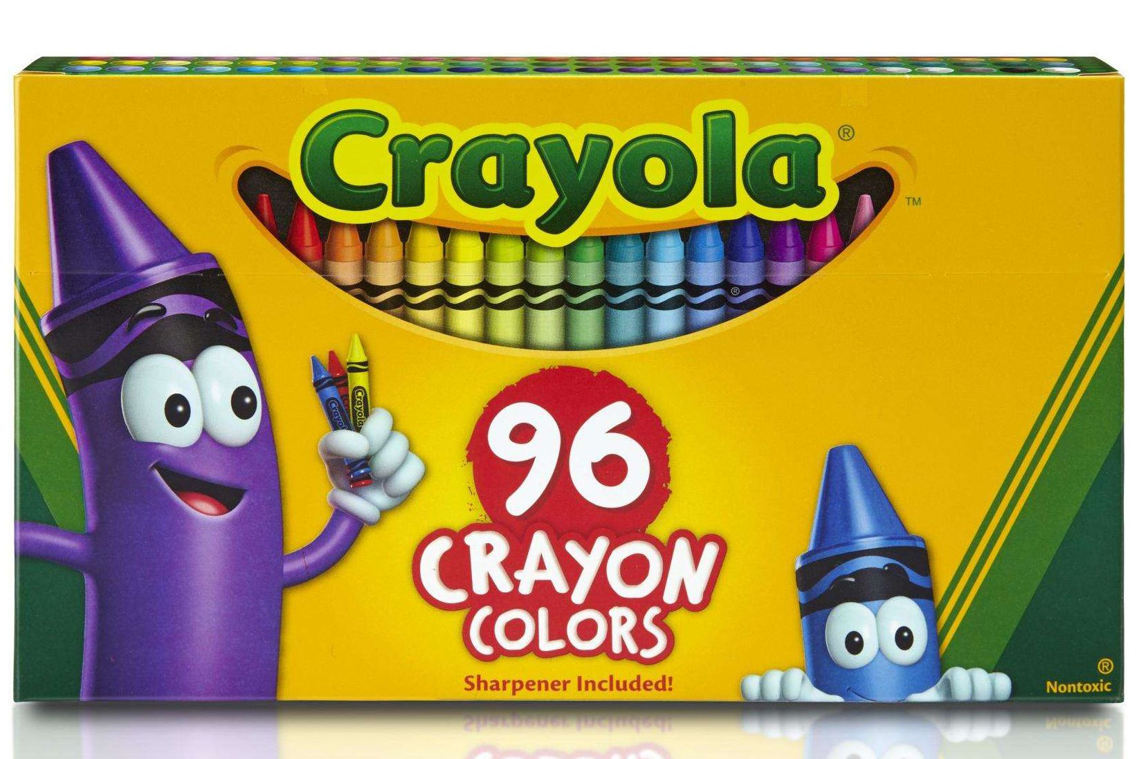 Crayola Classic Crayons with Sharpener, 96 Count