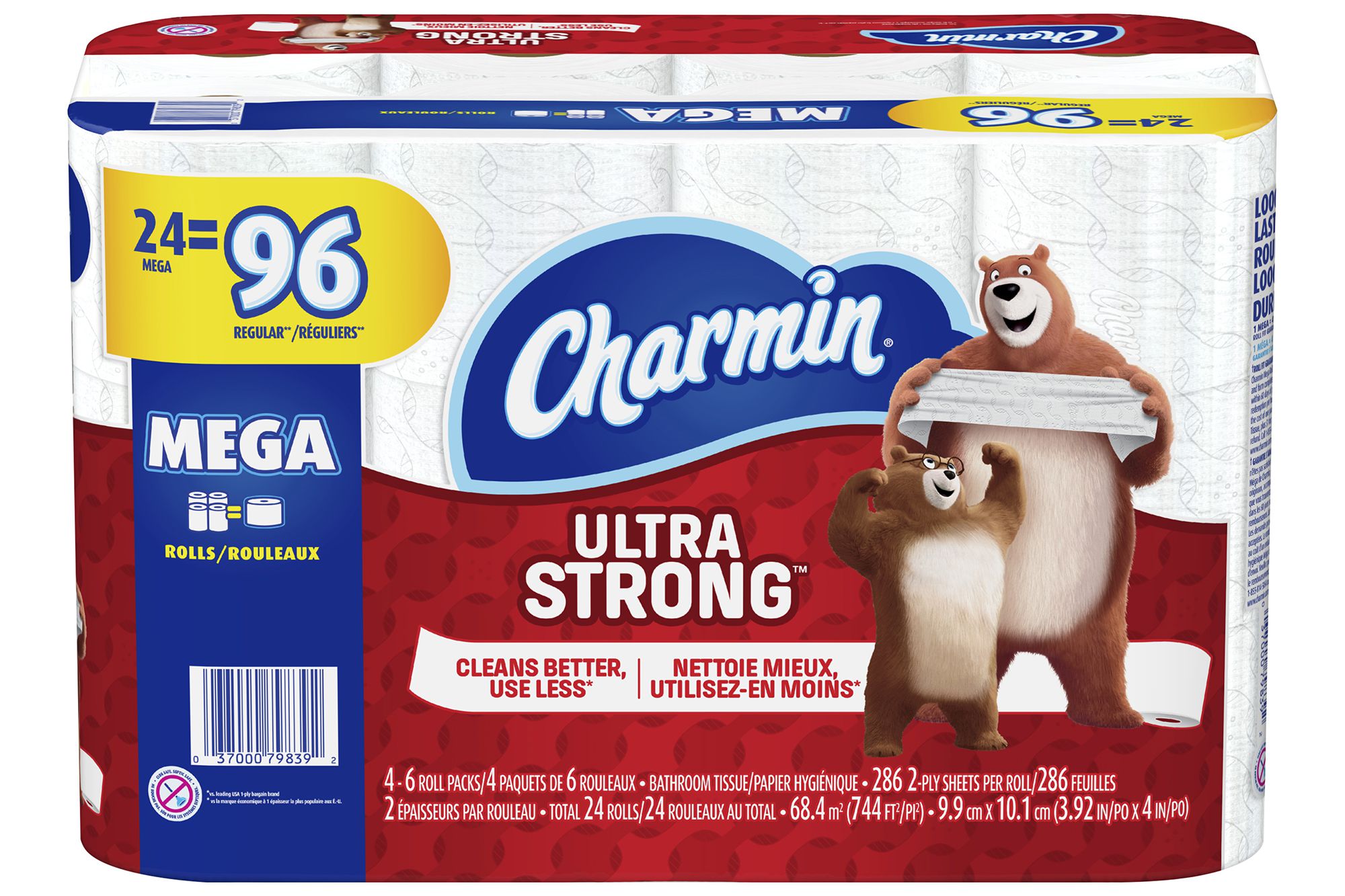 Charmin Ultra Strong Toilet Paper 24 Mega Roll