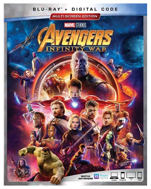 Avengers: Infinity War Blu-ray