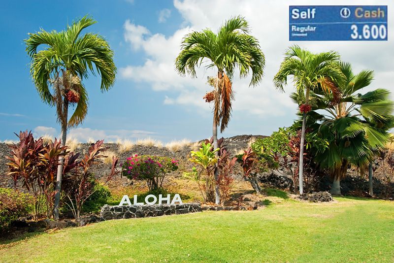 Welcome to Hawaii sign