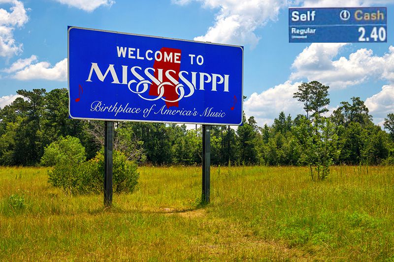 Welcome to Mississippi sign