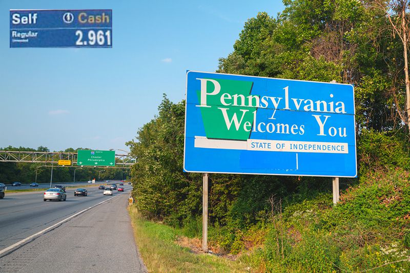 Welcome to Pennsylvania sign