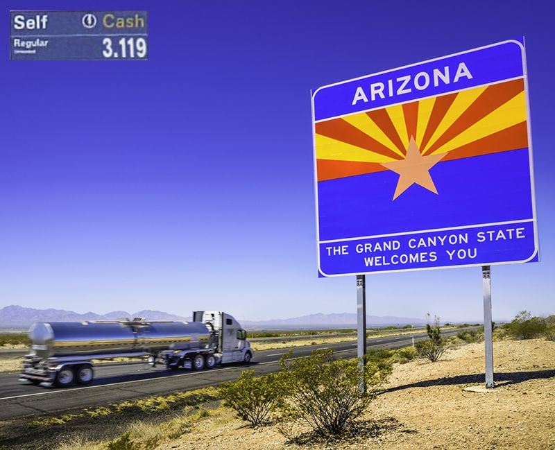 Welcome to Arizona sign