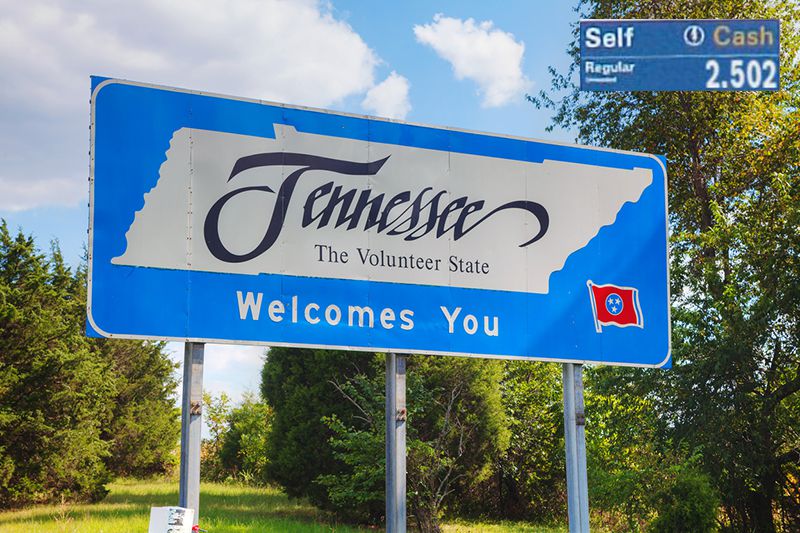Welcome to Tennessee sign