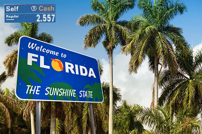 Welcome to Florida sign