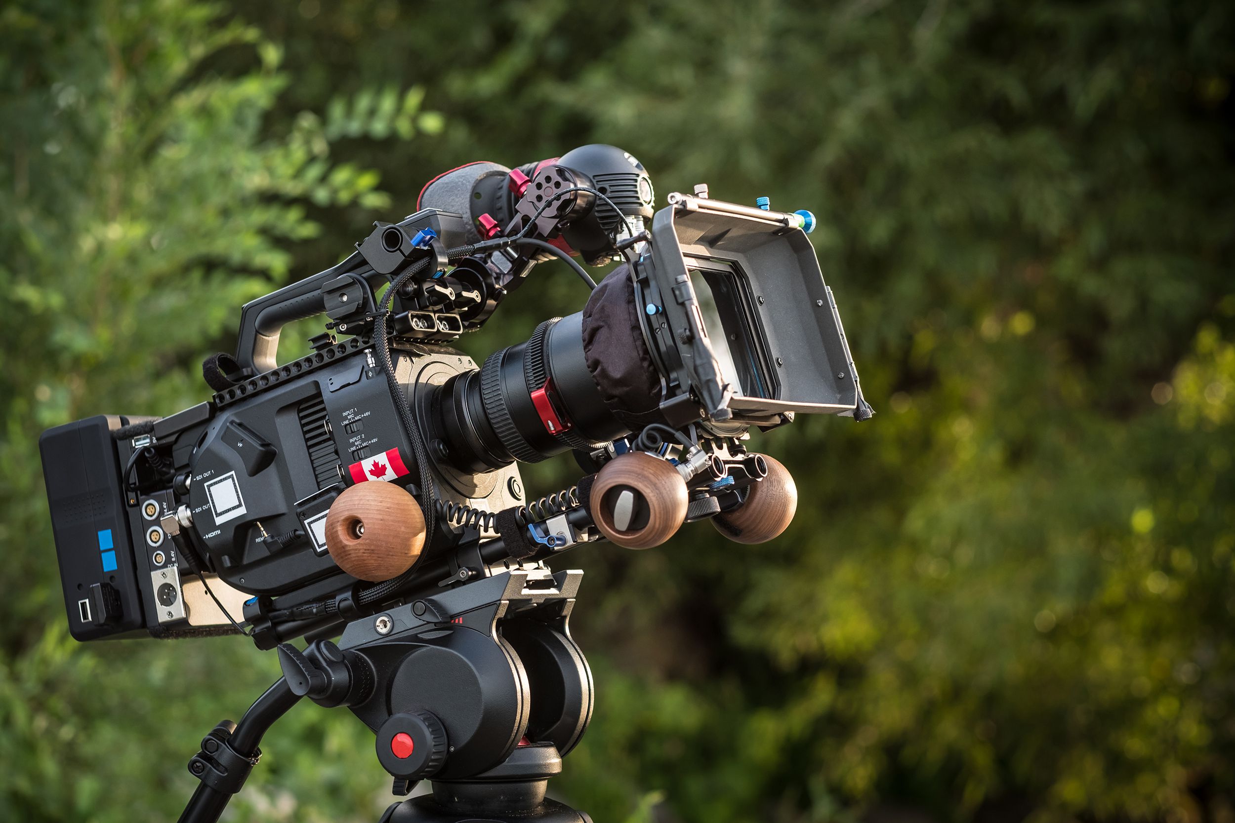 video camera on Toronto Island