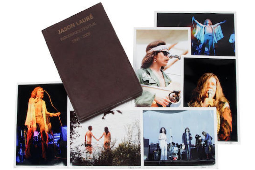 A Jason Lauré portfolio of limited edition signed color photographs from Woodstock