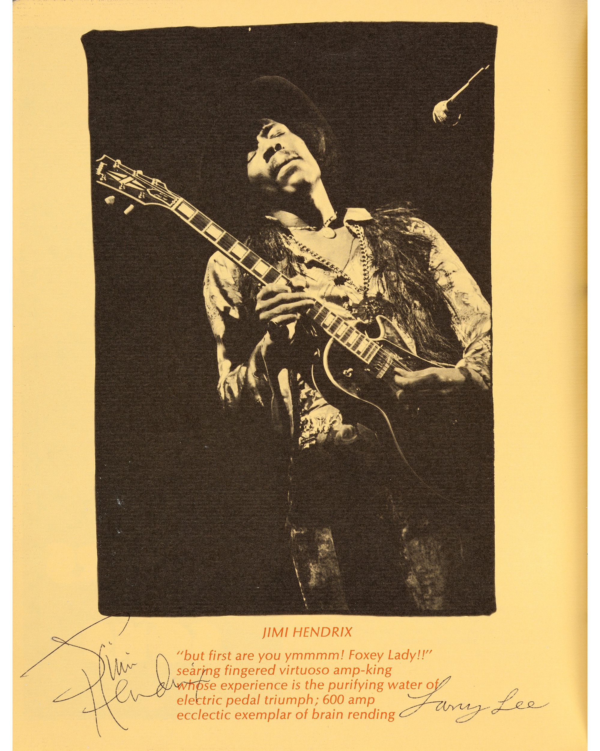 Signed Woodstock Program