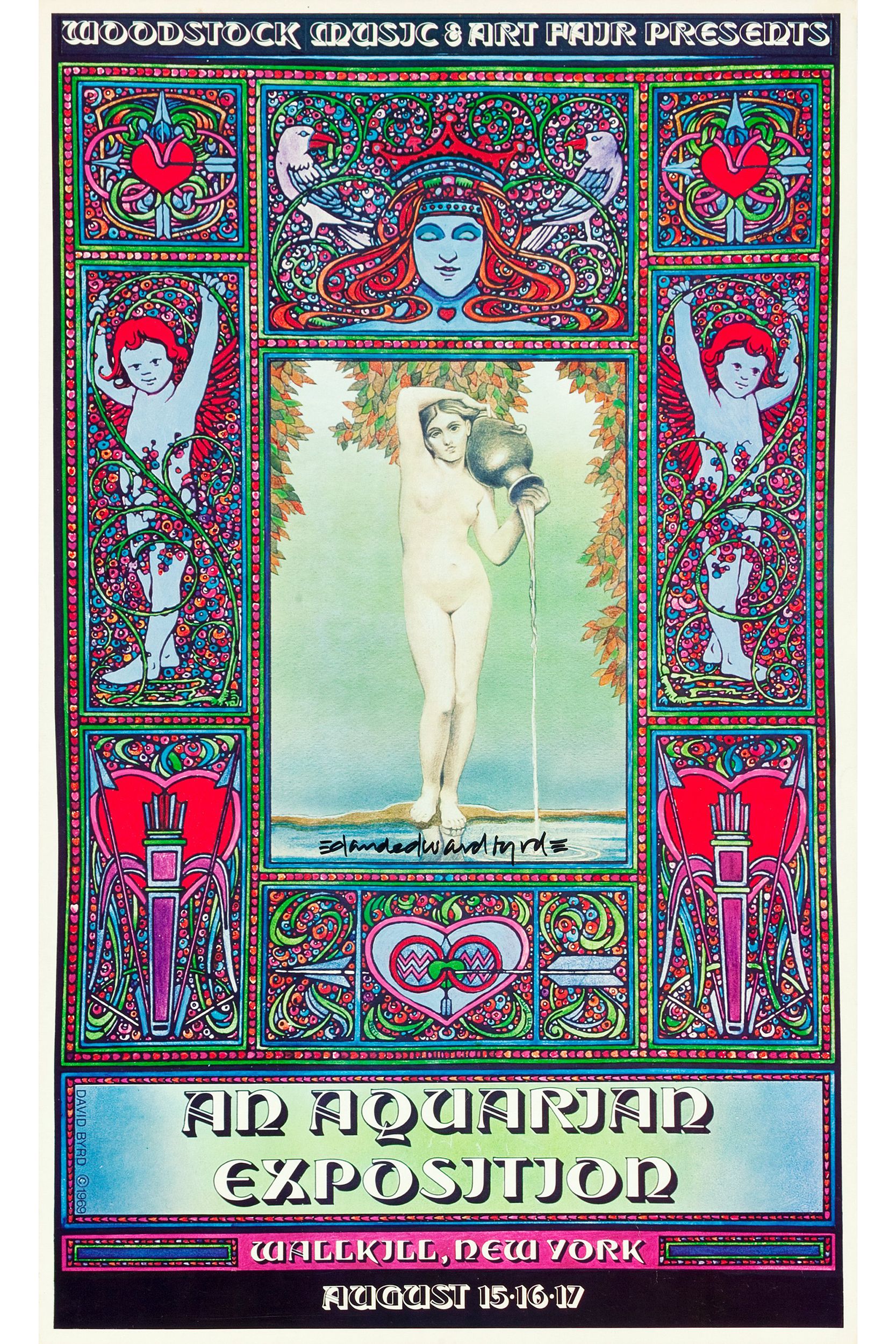 Autographed Original Woodstock Poster
