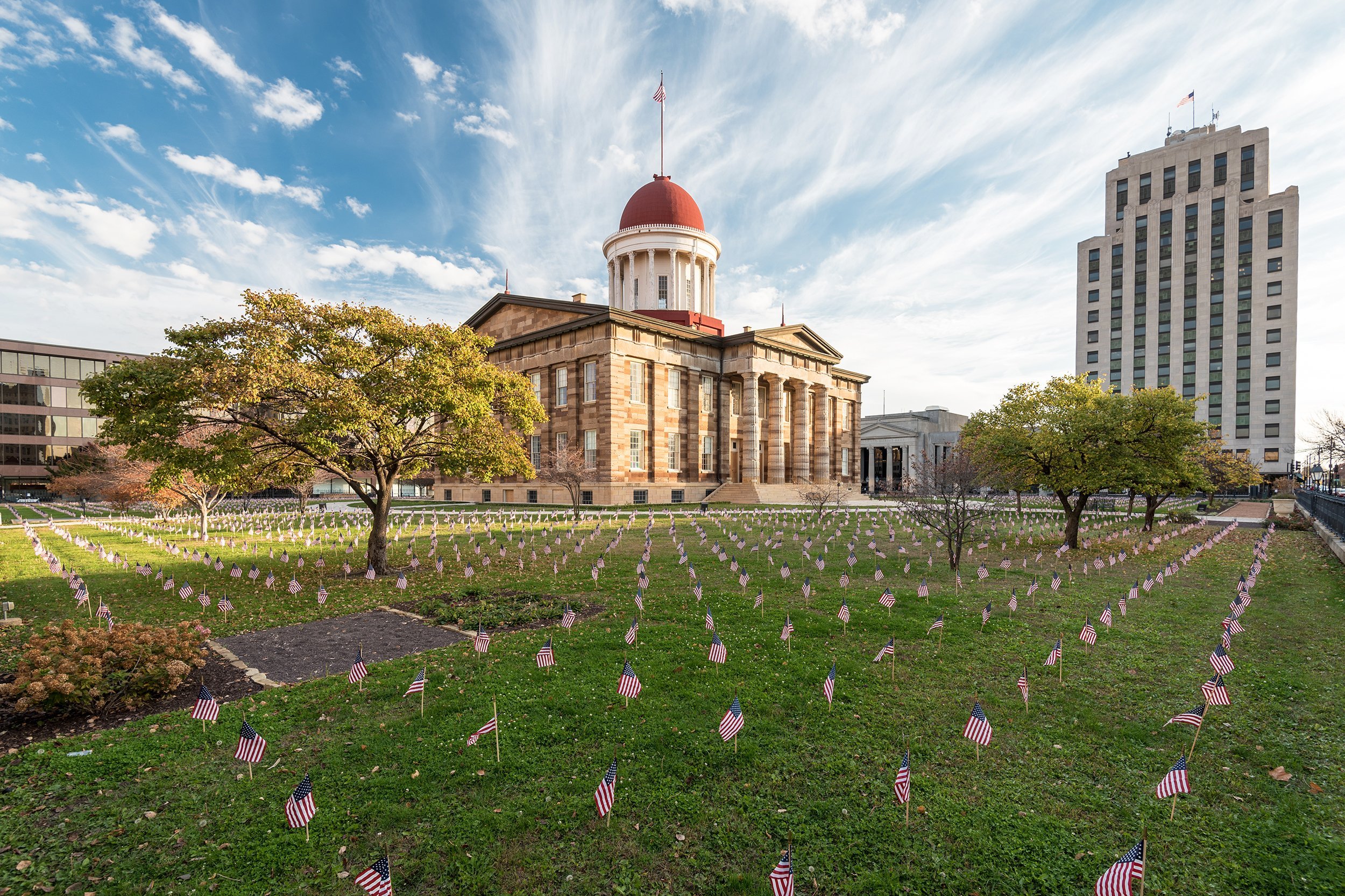 Old State Capitol in Springfield, Illinois