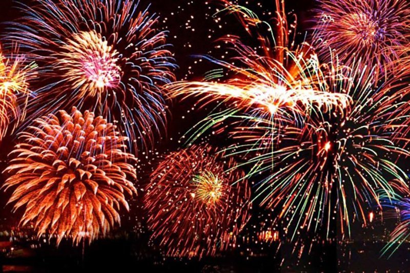 Fireworks in Glencoe, Alabama