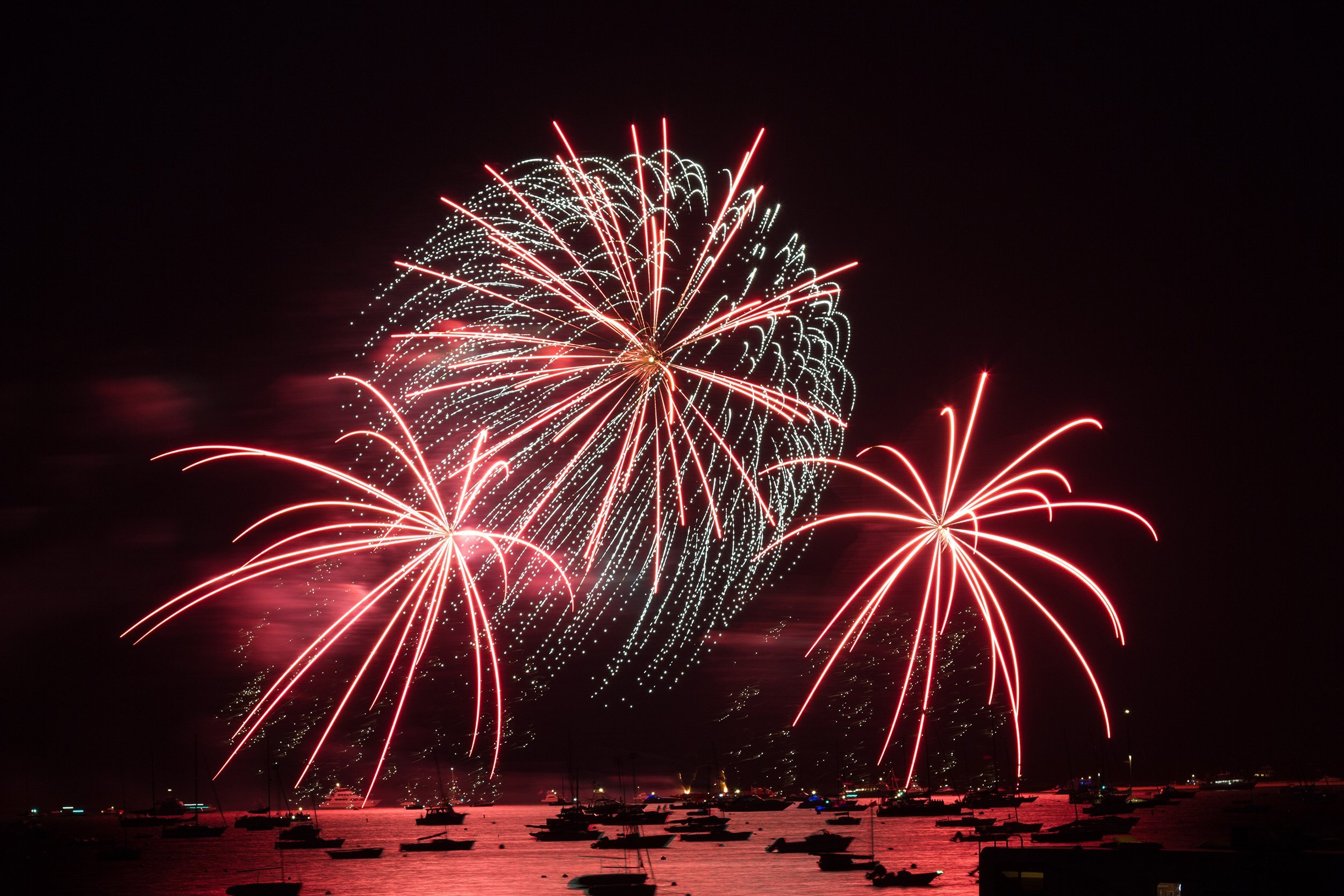 Fireworks in Barnstable, Massachusetts