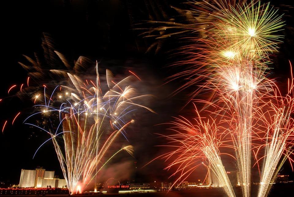 Rockets Over the River in Laughlin, Nevada
