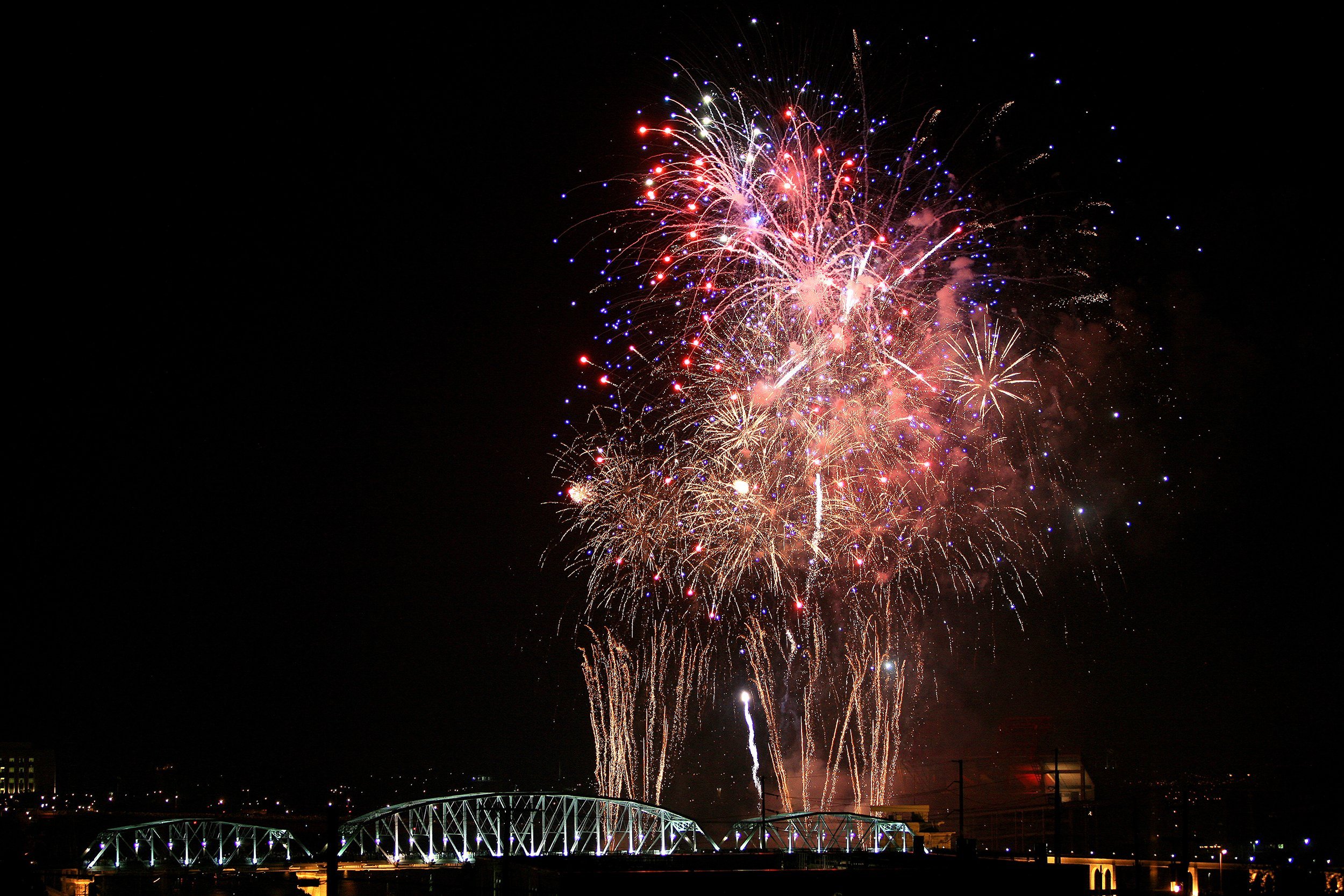 Fireworks in Nashville, Tennessee