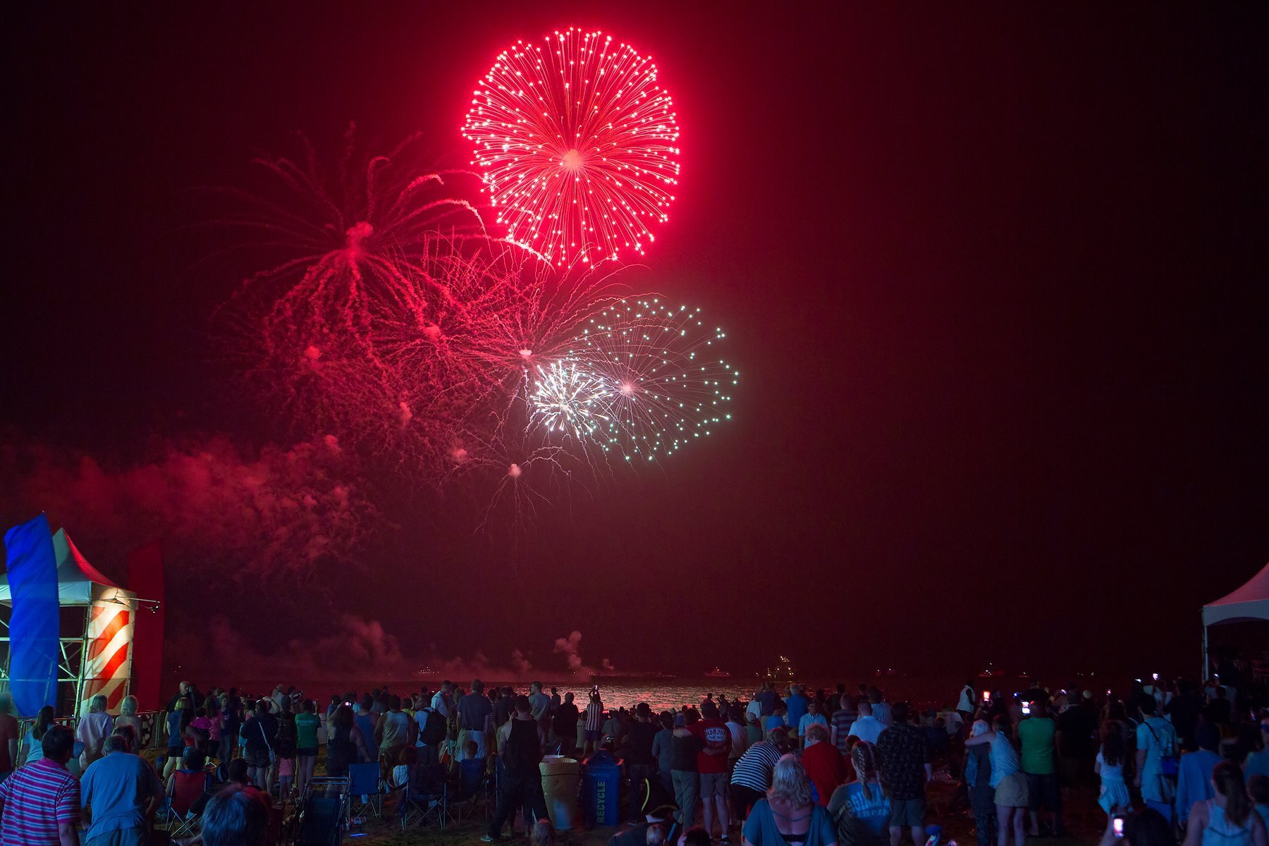 Stars and Stripes Explosion in Virginia Beach