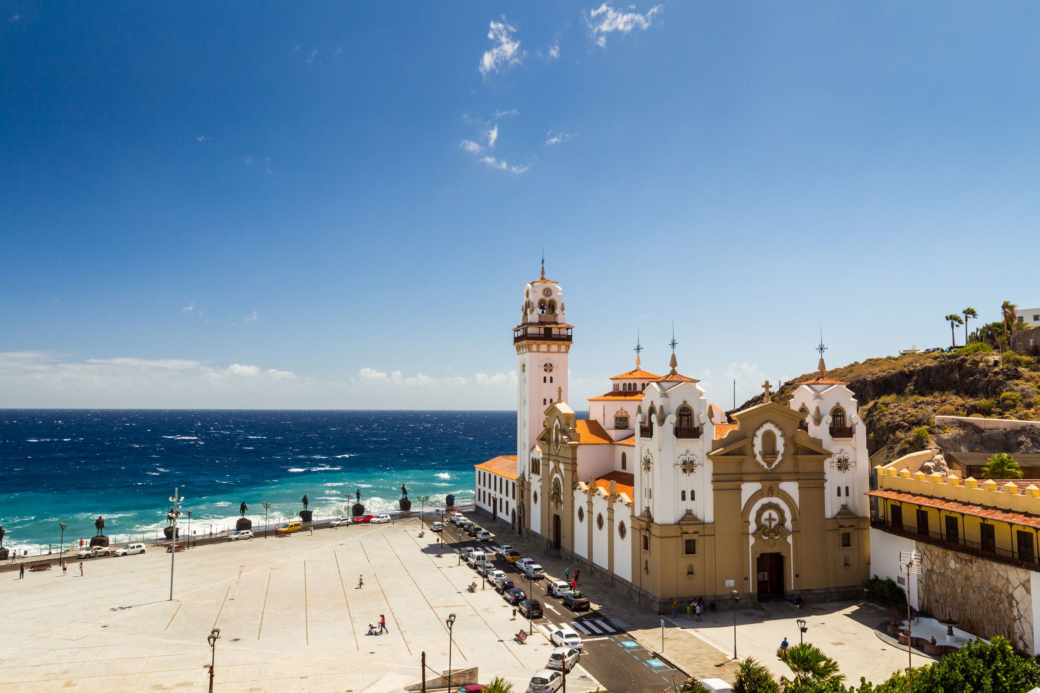 candelaria major square in tenerife, spain