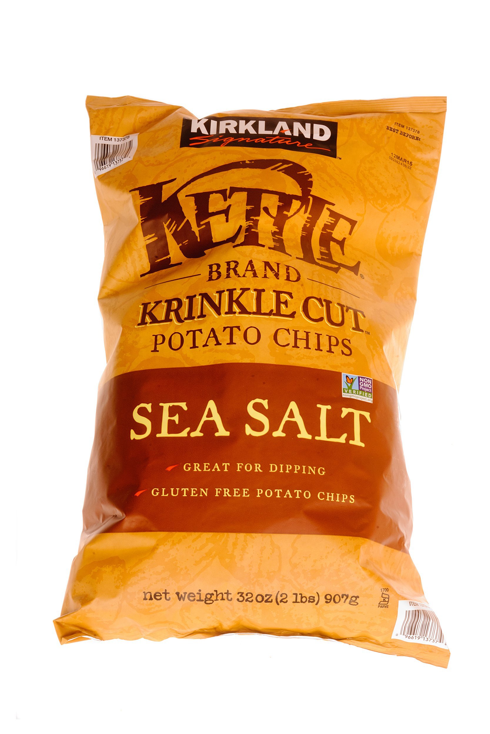Kettle Krinkle Cut, Sea Salt