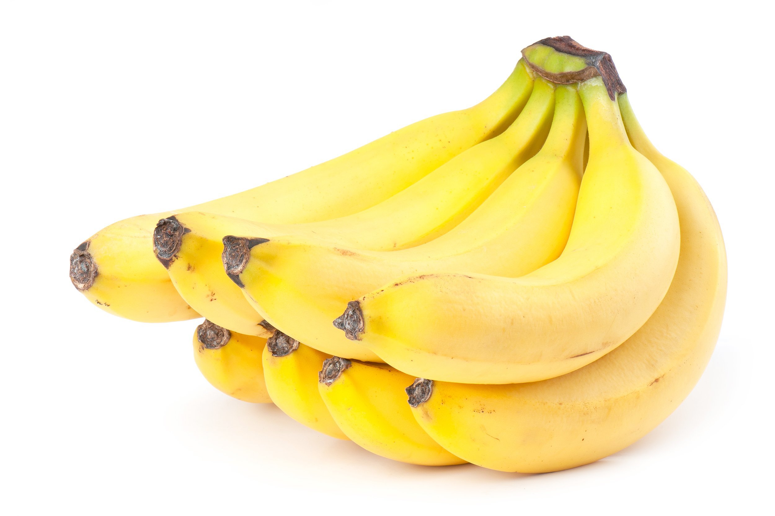 set of fresh bananas