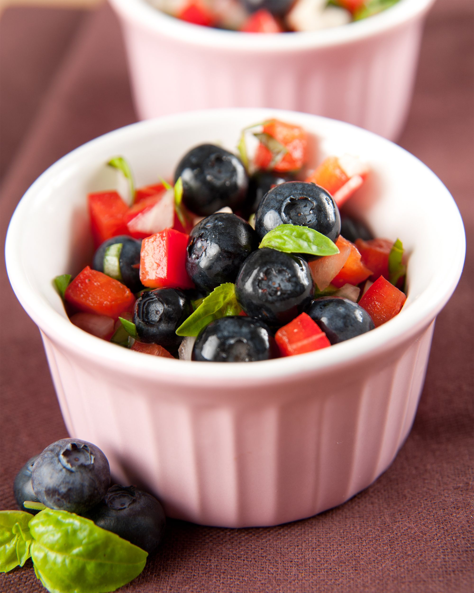 Blueberry and tomato salsa