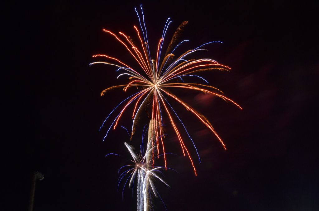 Fireworks in the Park in Sumter, South Carolina