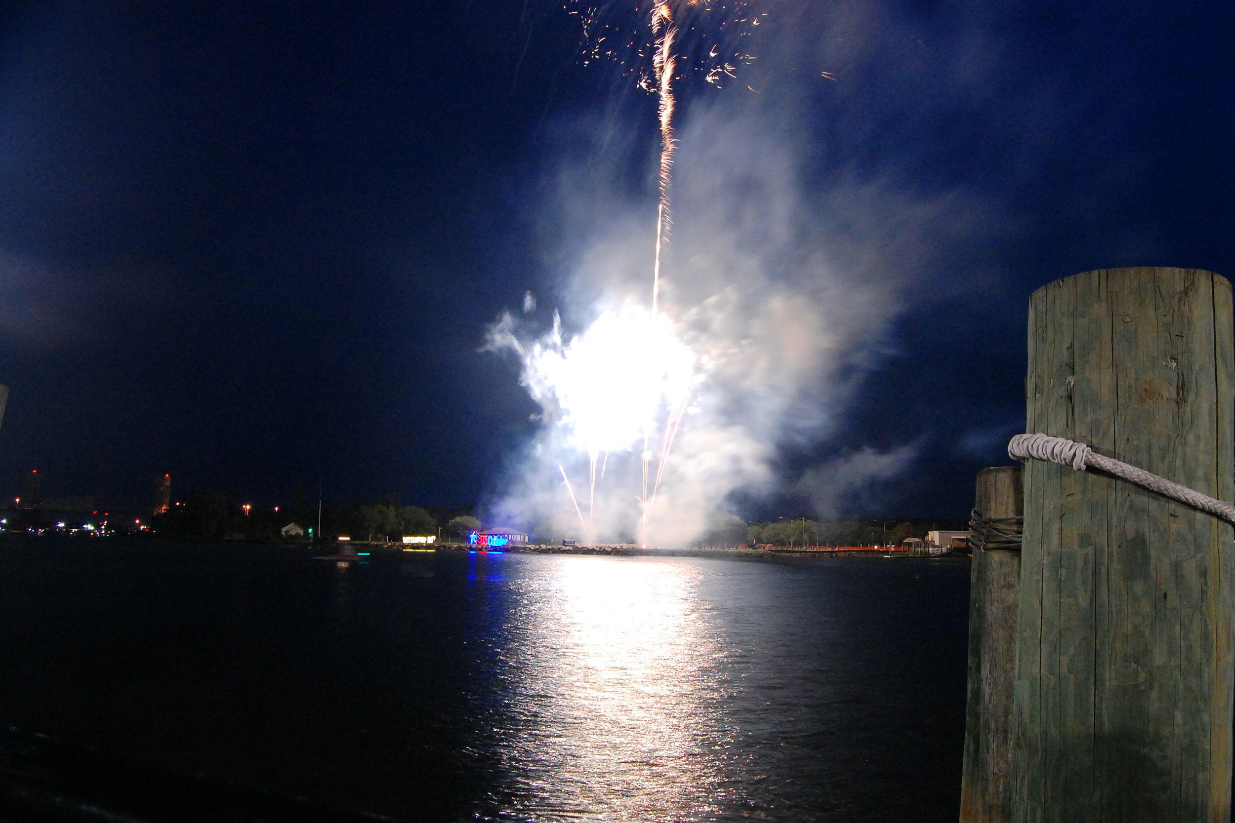 Fireworks in Wilmington, North Carolina