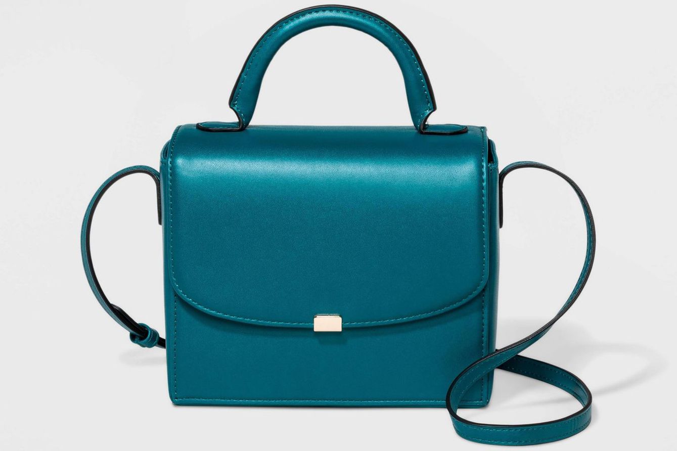 top handle satchel handbag - a new day