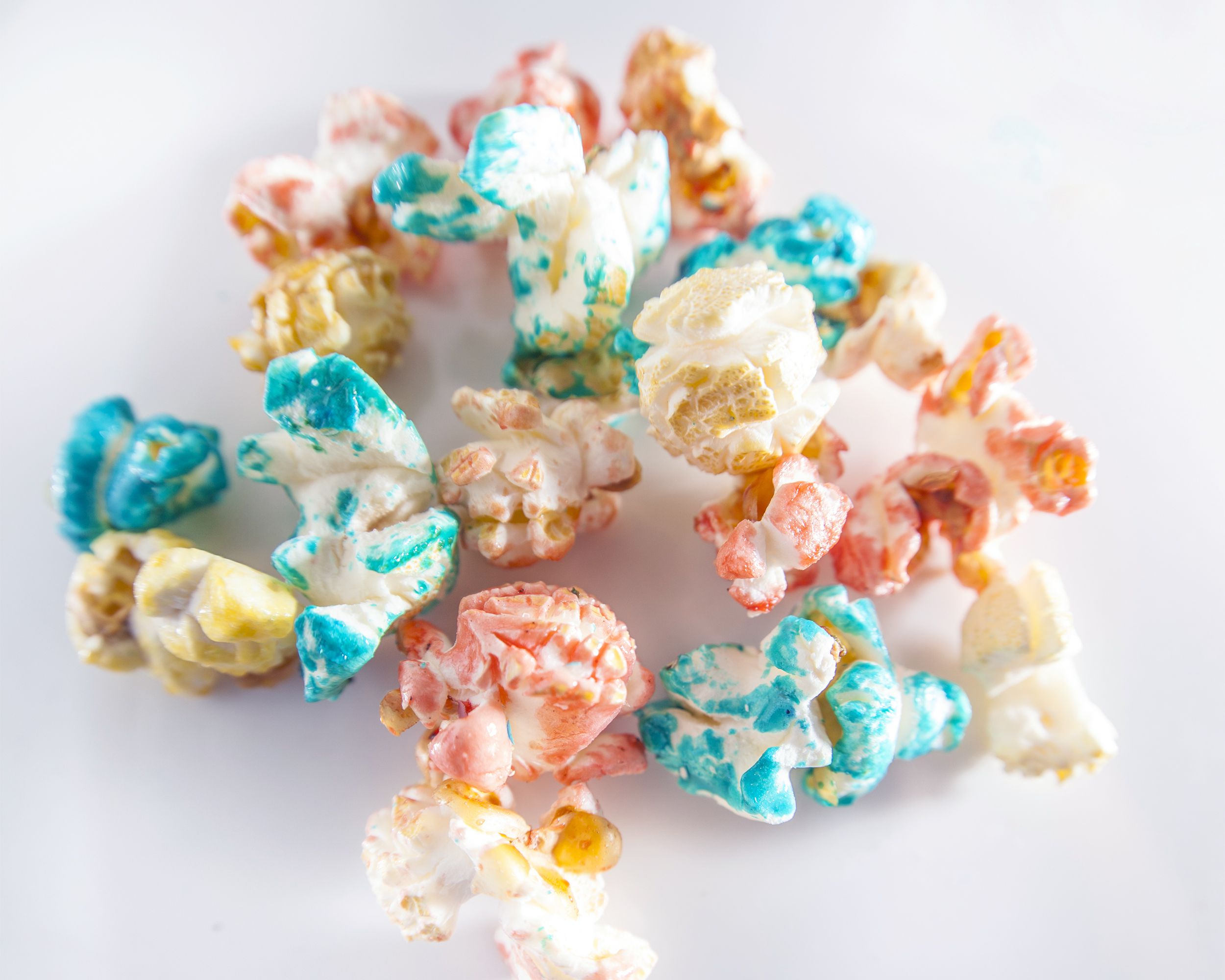 Red, white, and blue popcorn