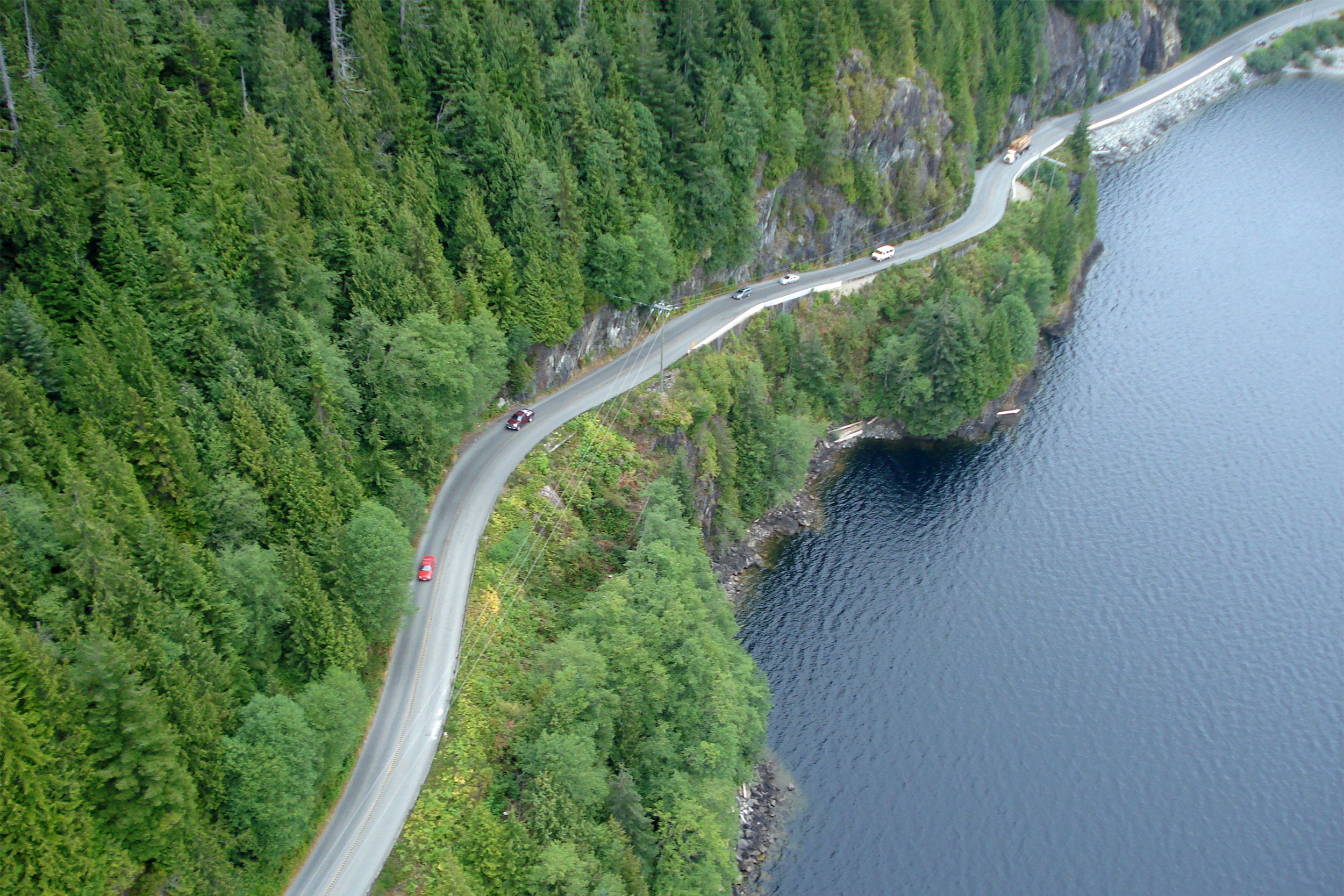 Highway 4 near Kennedy Lake