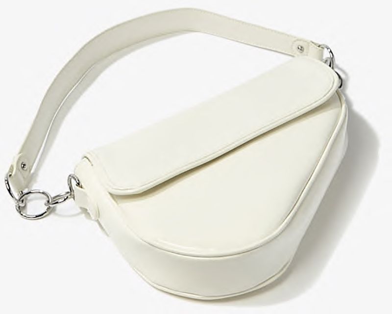 faux patent shoulder bags