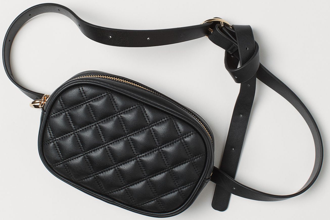 quilted belt bag