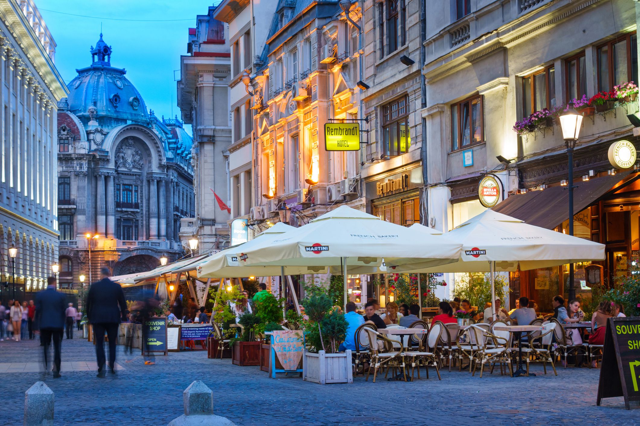 old town in bucharest