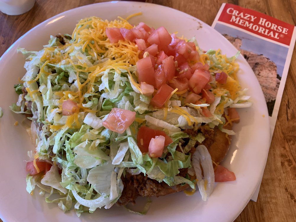 Native American Taco, Laughing Water Restaurant at the Crazy Horse Memorial, Custer