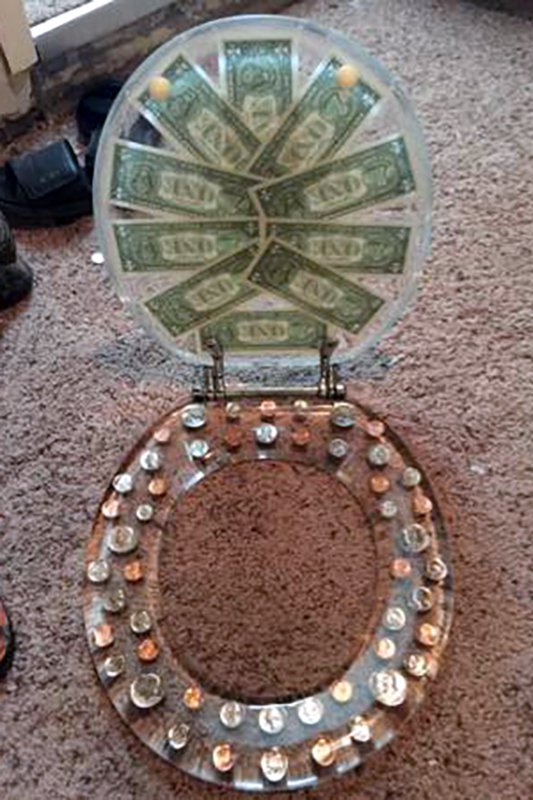 Money Toilet Seat