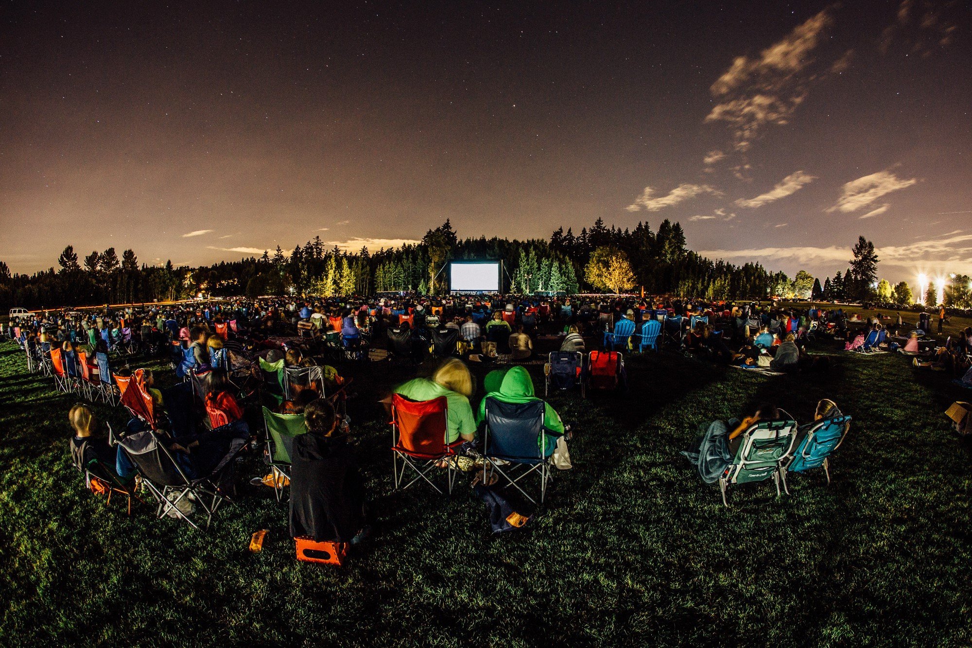 Outdoor Movies at Magnuson Park in Seattle