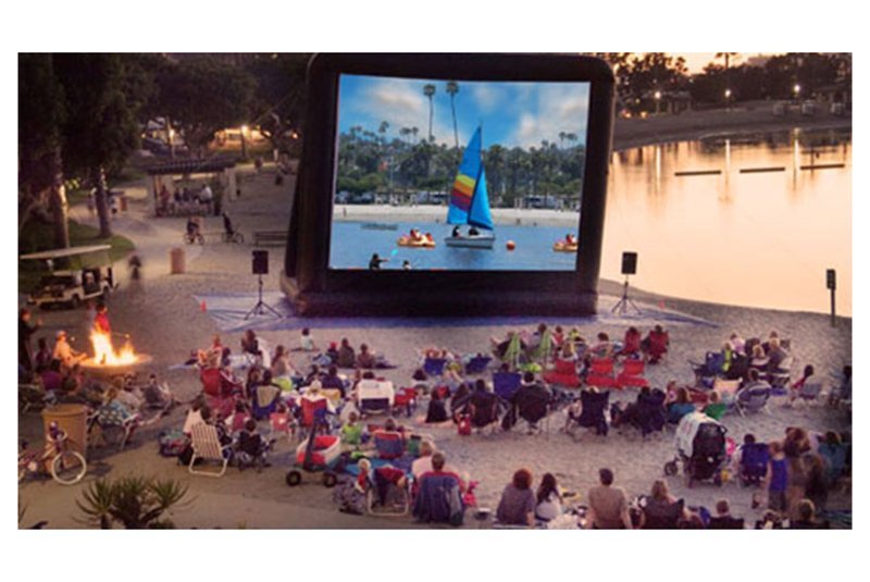 Movies on the Beach in Newport Beach, California