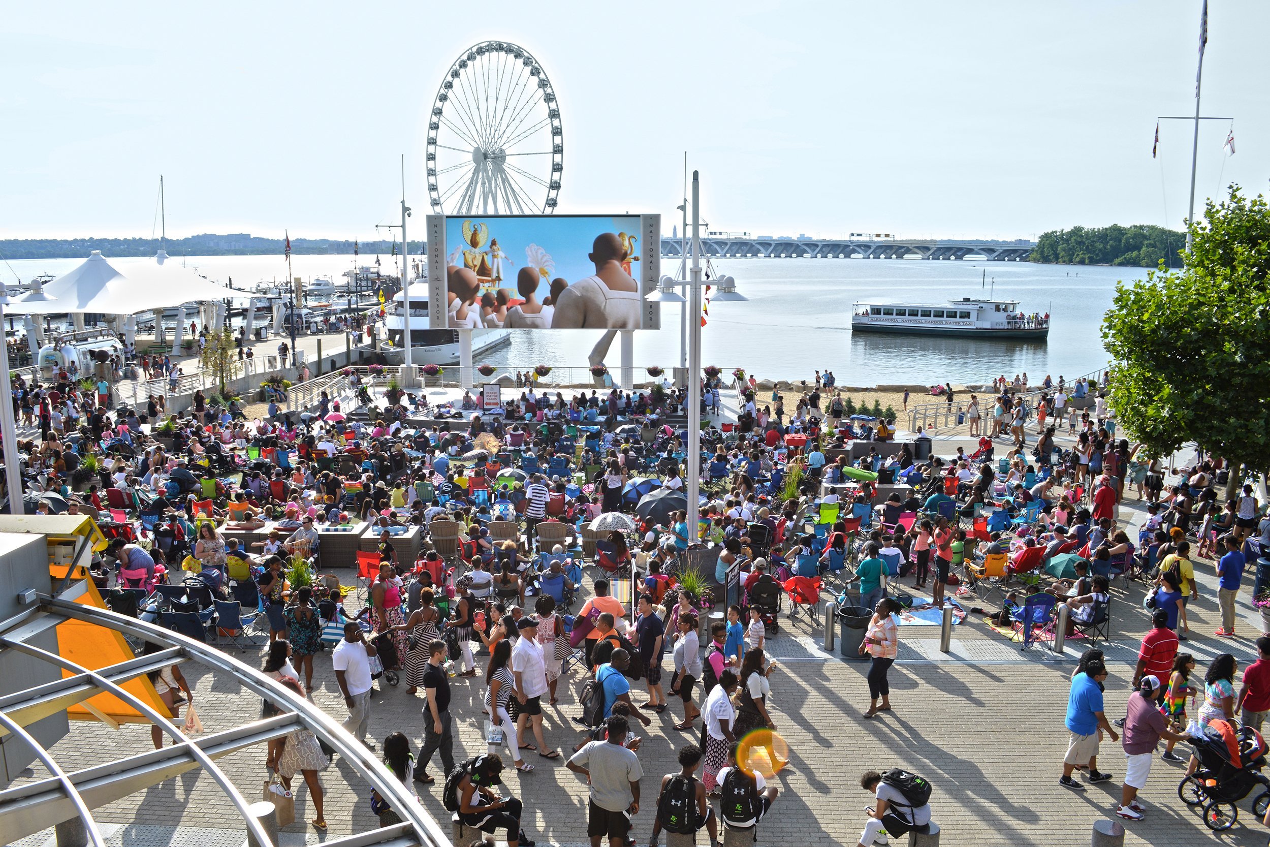 Movies on the Potomac in Washington, D.C.