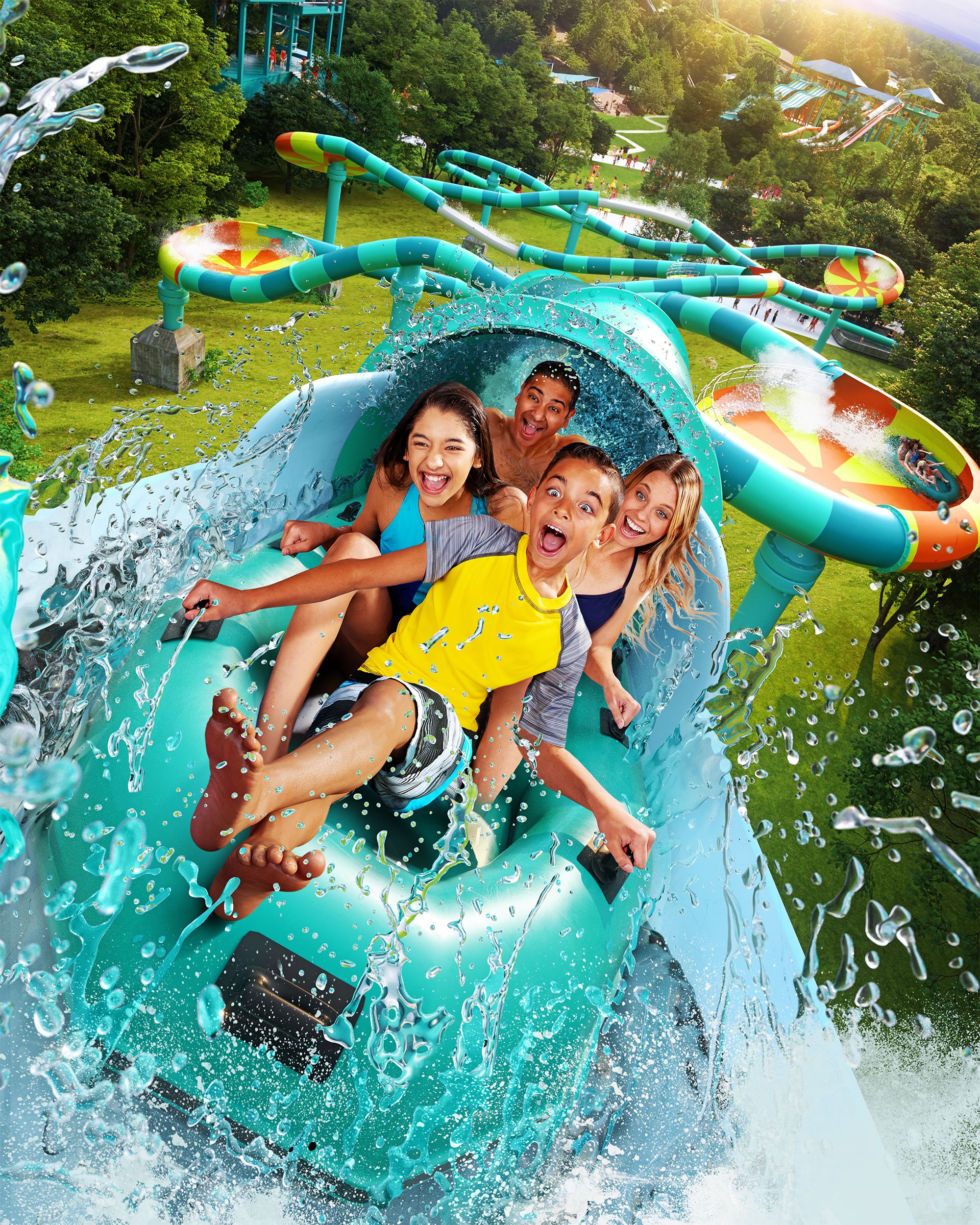 Cutback Water Coaster, Water Country USA, Williamsburg, Virginia